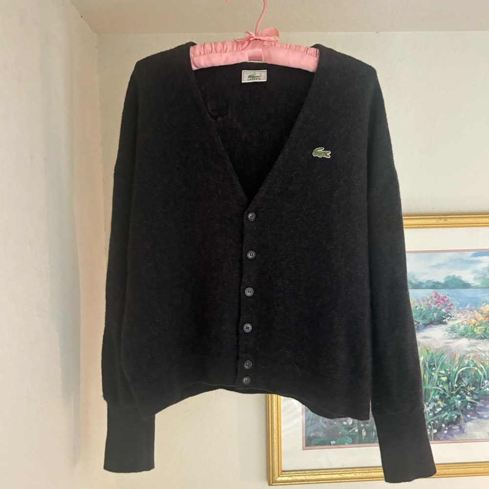 Lacoste Pure Wool 80’s Cardigan